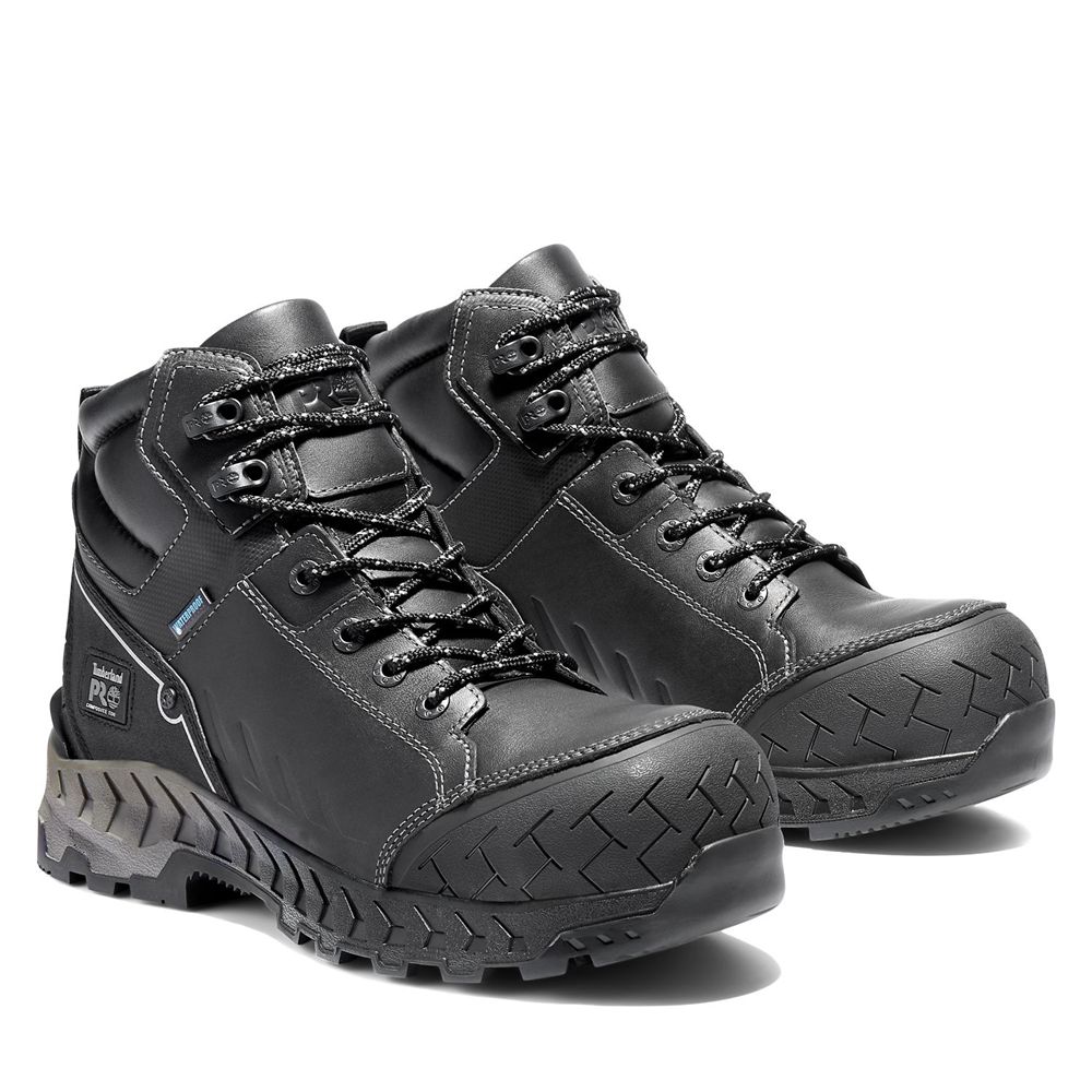 Bocanci De Muncă Timberland Barbati Negrii - Pro® Summit 6-Inch Composite-Toe - Romania - KBXJWV098